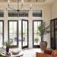 Modern black framed replacement doors in Los Angeles, CA